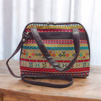 Multi-Color Ikkat Sling Bag - Stylish and Functional